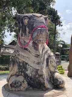 牛雕塑古老的坎奇kailsanathar寺庙坎奇普拉姆泰米尔Nadu装饰南迪雕像古老的印度教寺庙