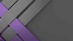 对角紫罗兰色的动态条纹黑色的背景现代摘要渲染背景行阴影