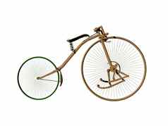 古董自行车大小的轮子