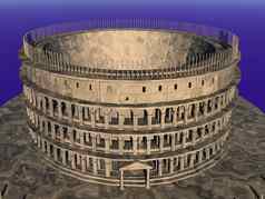 古老的罗马圆形大剧场罗马