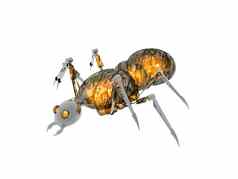 金属蚂蚁迷你机器人
