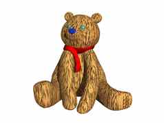 织物泰迪熊拥抱
