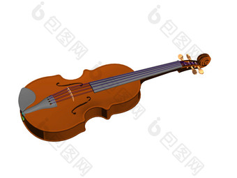 高贵的木小提琴字符串