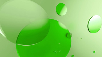 <strong>绿色</strong>金属不<strong>透明</strong>的圈气缸彩色的背景摘要背景图形设计<strong>透明</strong>的玻璃形状渲染插图