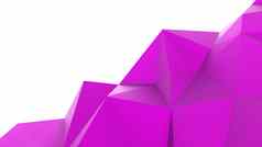 紫色的摘要现代水晶背景多边形行三角形模式形状壁纸插图低聚多边形设计未来主义的网络网络概念