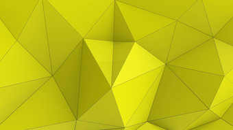 黄色的摘要现代水晶背景多边形行三角形模式形状壁纸插图低聚多边形设计未来主义的网络网络概念
