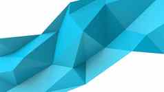 Azure摘要现代水晶背景多边形行三角形模式形状壁纸插图低聚多边形设计未来主义的网络网络概念