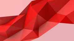 红色的摘要现代水晶背景多边形行三角形模式形状壁纸插图低聚多边形设计未来主义的网络网络概念