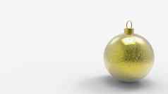 圣诞节黄色的球涂鸦模式白色背景色彩斑斓的圣诞节球圣诞节树渲染插图圣诞节假期卡背景卡通手画嬉皮