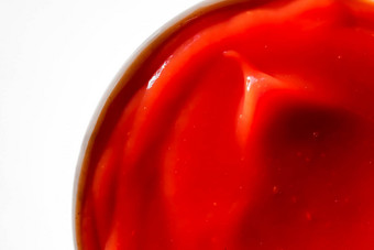 有机番茄酱番茄酱汁特写镜头食物背景人