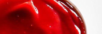 有机番茄酱番茄酱汁特写镜头食物背景人