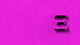 粉红色的ethereum黄金标志图标孤立的颜色背景渲染孤立的插图cryptocurrency加密业务管理风险钱现金增长银行银行金融象征