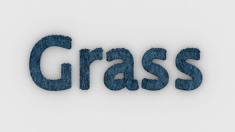 草词蓝色的白色背景新鲜的草信孤立的插图草坪别墅高尔夫球草坪上花园花床灌木灌木渲染高质量模板横幅