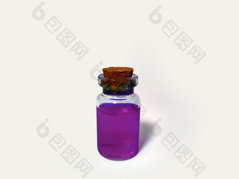 药水紫罗兰色的液体炼金术集瓶小玻璃瓶彩色的液体<strong>游戏角色</strong>玩魔法药水软木塞塞拉普瓶药水颜色瓶
