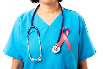 女人护士诊所统一的支持<strong>艾滋病</strong>毒<strong>艾滋病</strong>意识