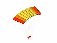 色彩斑斓的滑翔伞天空