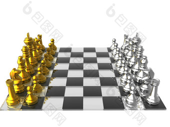 国际象棋游戏董事会金属游戏块