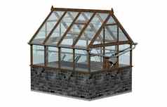 小温室花园玻璃窗格