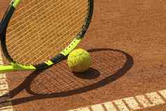 网球网拍网球球粘土法院