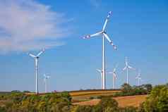 替代能源风涡轮绿色生态权力能源一代