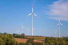 替代能源风涡轮绿色生态权力能源一代