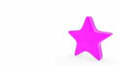 紫色的明星颜色背景渲染插图金明星溢价评论