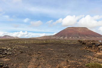 风景优美的视图<strong>火山</strong>景观自然公园召开