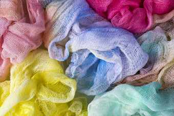 水彩棉花穿背景彩色的绷带