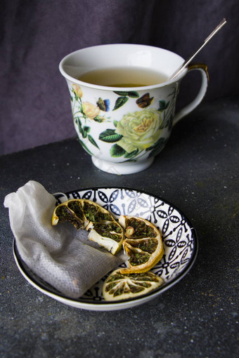 集茶古董银勺子茶杯茶