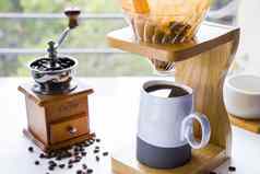咖啡磨床制造商杯豆子早....咖啡