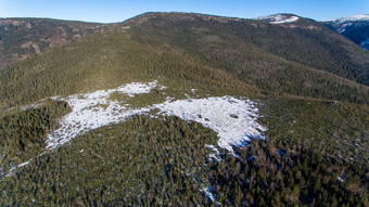 视图飞行图库林格拉脊泽亚自然储备黑龙江地区没完没了的绿色山北俄罗斯