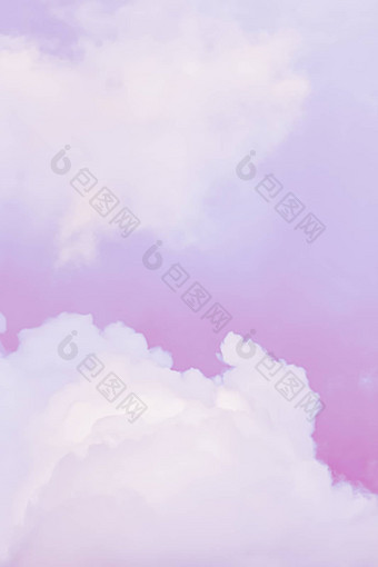 幻想梦幻粉红色的天空精神上的自然背景