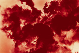 热火火焰红色的云简约背景设计