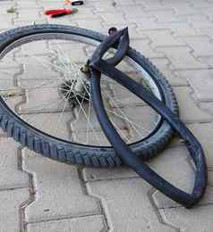 修复自行车轮胎修复平轮胎