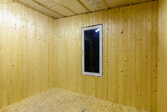 墙完成了木护墙板室内国家空房子