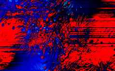彩色的体积艺术背景插图图像云杉分支机构红色的蓝色的