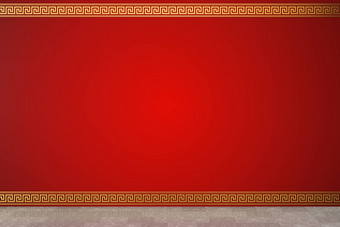 中国人风格红色的背景节日装饰呈现