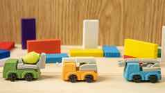 卡车建筑玩具多颜色财产建筑孔蒂