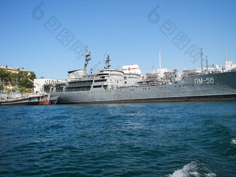 船只黑色的海舰队俄罗斯庆祝活动一天俄罗斯海军塞瓦斯托波尔