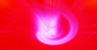 美丽的摘要交织在一起发光的纤维形成形状闪耀火焰花相互关联的心明亮的红色的粉红色的颜色插图