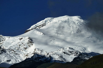 antisana成层火山厄瓜多尔安第斯山脉厄瓜多尔