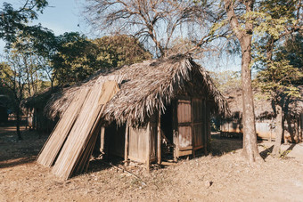 非洲马达加斯加语小屋北马达加斯加