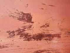 石膏墙裂纹模式芝麻红色的染色