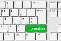 信息概念电脑键盘插图