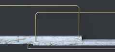 摘要背景水平白色大理石基座金