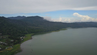 空中视图湖就是这样火山口湖<strong>巴厘岛</strong>美丽的湖绿松石水山岛<strong>巴厘岛</strong>