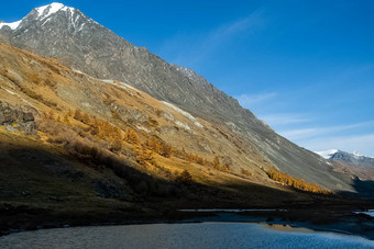 阿尔泰山景观自然阿尔泰山峡谷山