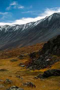 阿尔泰山景观自然阿尔泰山峡谷山