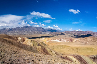 阿尔泰山景观自然阿尔泰山峡谷山