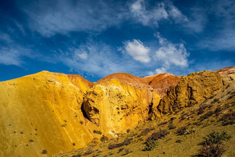 阿尔泰山景观自然阿尔泰山峡谷山